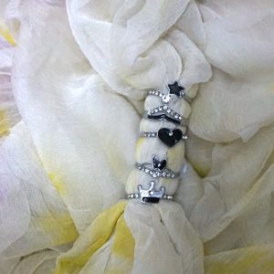 Black Unique Design Rings