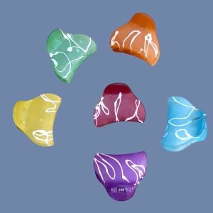 Daily Use Tiedie Hair Claw Clips