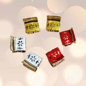 Three colour Hair Claw Clips