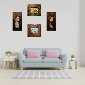 Square & Rectangle Wooden Photo Frame ( pair of 4 )