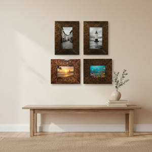 Square & Rectangle Wooden Photo Frame ( pair of 4 )